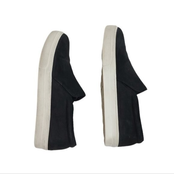 Eileen Fisher Black Low Top Slip On Black & White Shoes 6 - Picture 5 of 7
